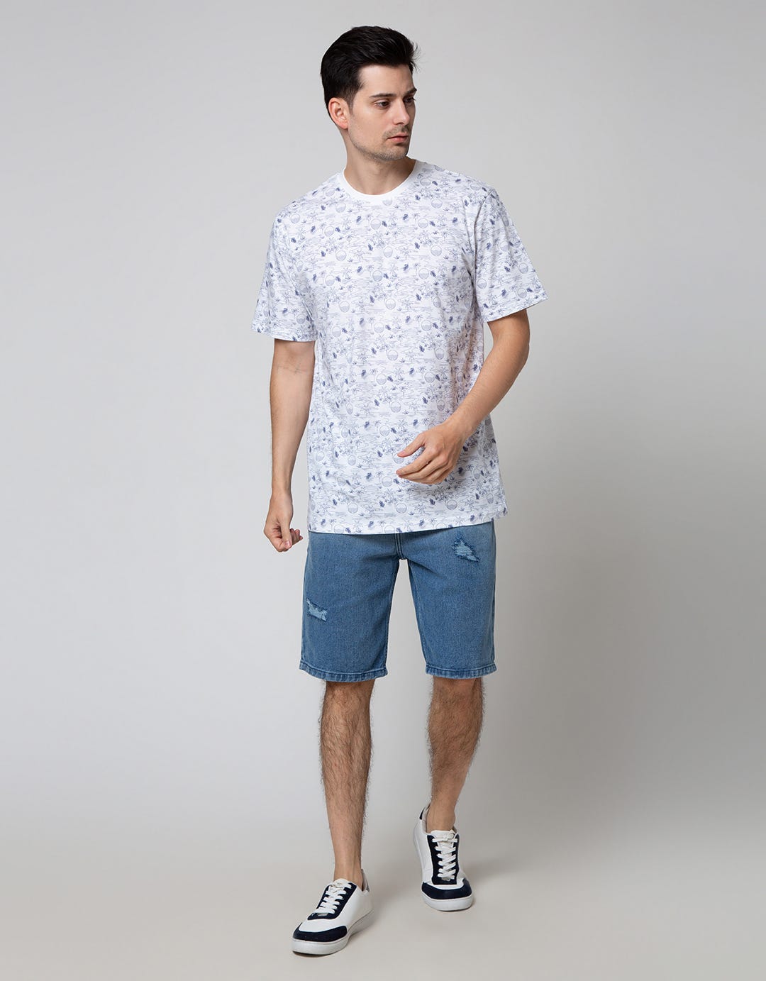 Cole Short Sleeve T-Shirt Allover Beach