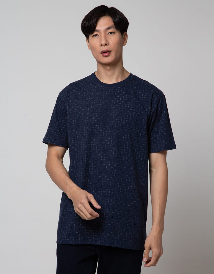Cole Short Sleeve T-Shirt With Mini Print Allover Dots