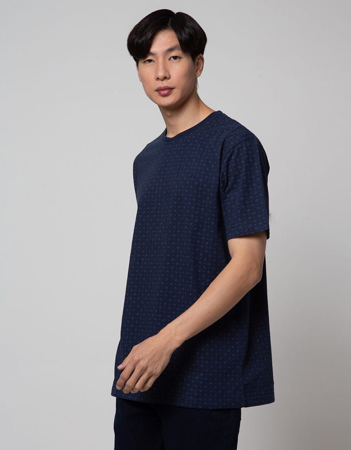 Cole Short Sleeve T-Shirt With Mini Print Allover Dots