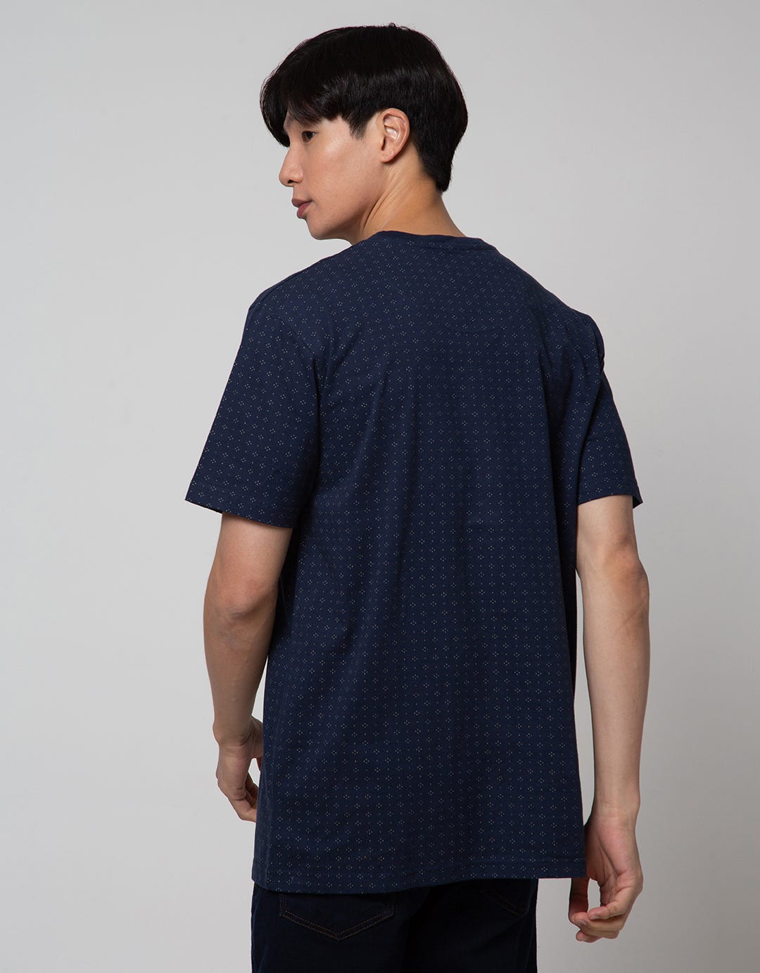 Cole Short Sleeve T-Shirt With Mini Print Allover Dots