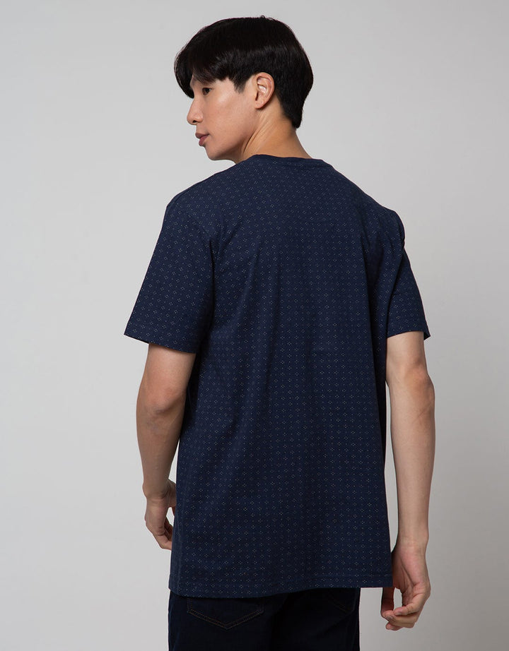 Cole Short Sleeve T-Shirt With Mini Print Allover Dots