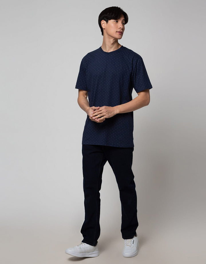 Cole Short Sleeve T-Shirt With Mini Print Allover Dots