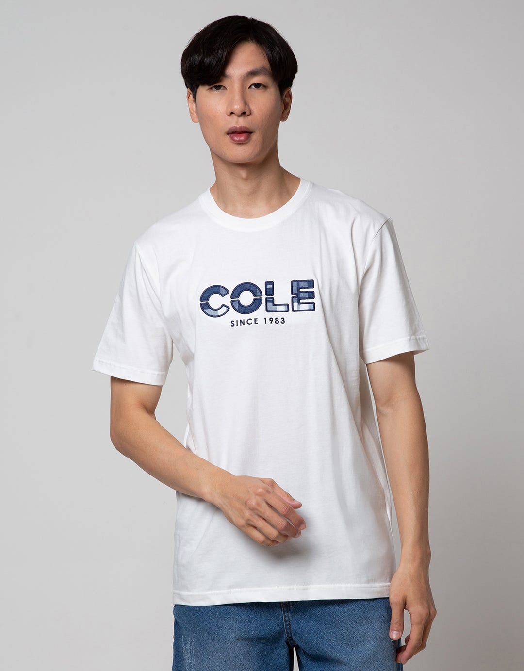 Cole Short Sleeve T-Shirt With Cole Applique