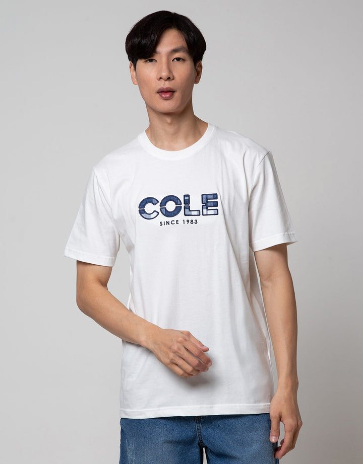 Cole Short Sleeve T-Shirt With Cole Applique