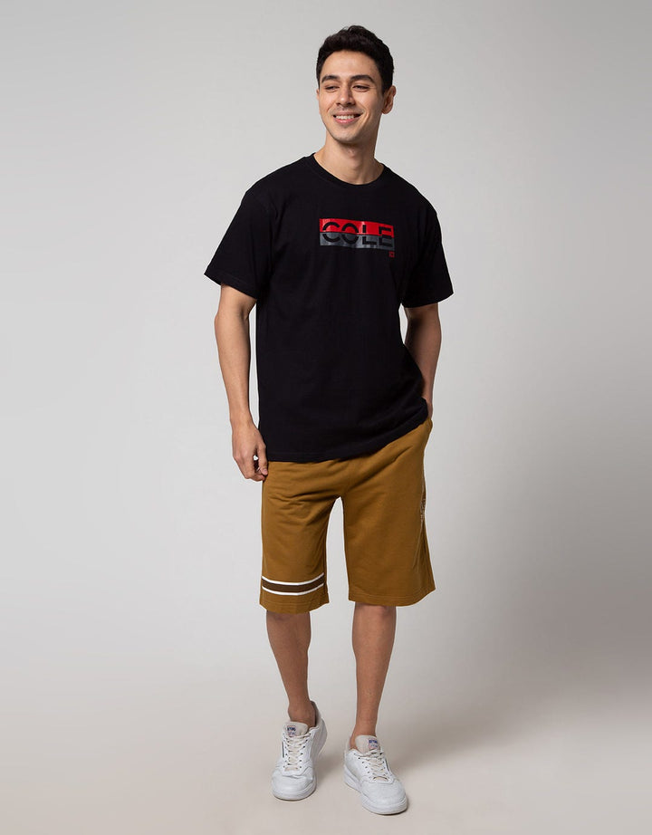 Cole Block Background Kaos Pria