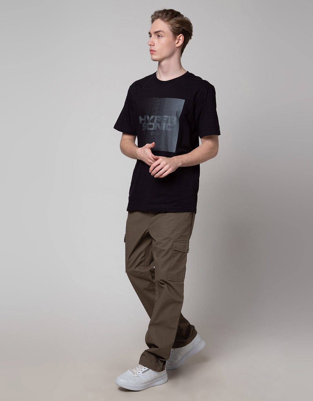 Cole Short Sleeve T-Shirt Print Hyper Sonic
