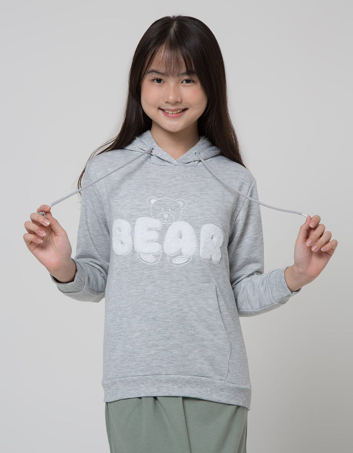 Nevada Chenille Bear Hoodie Sweater