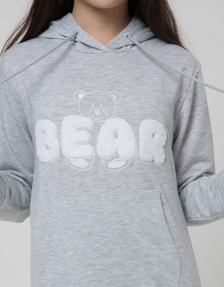 Nevada Chenille Bear Hoodie Sweater