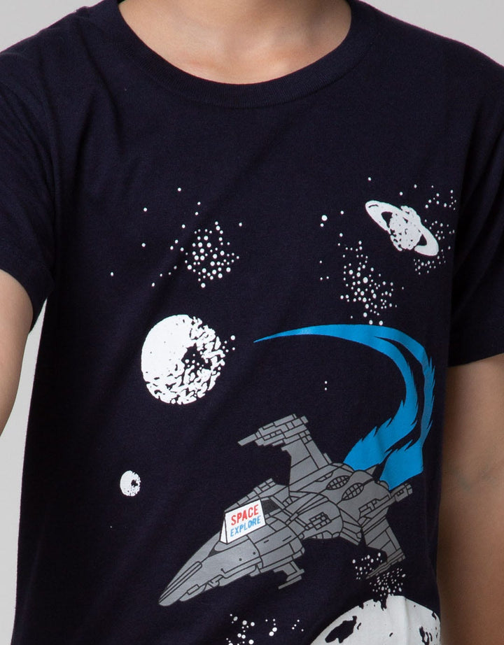 Little M Short Sleeve T-Shirt Print Best Buy Space