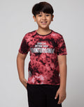 Marvel Short Sleeve T-Shirt Print Antman Tiedye Quantumania