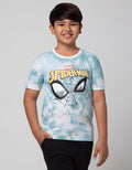 Marvel T-Shirt Spiderman Tie Dye Eyes City