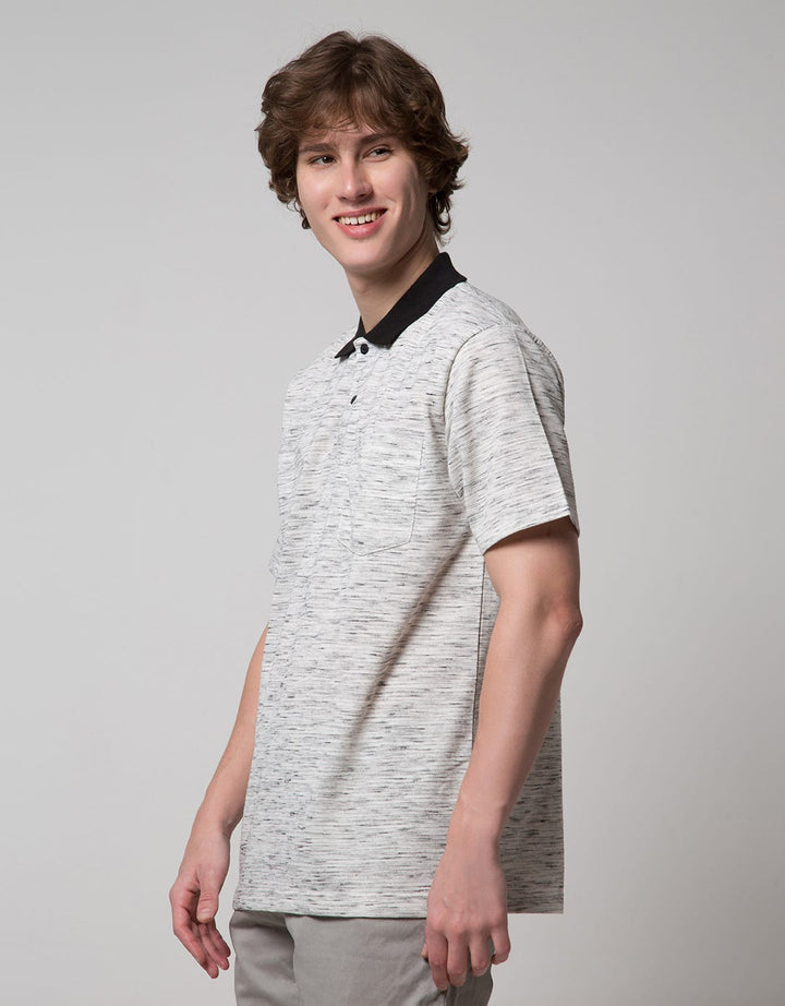 Cole Short Sleeve Polo Shirt Slub