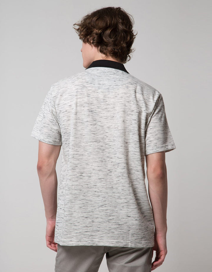 Cole Short Sleeve Polo Shirt Slub