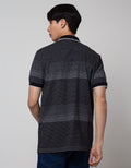 Cole Short Sleeve Kaos Polo Gradasi Stripe