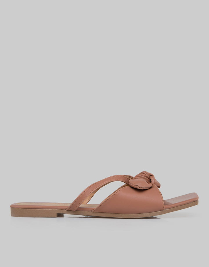 Connexion Slipper Sandals Ribbon Strap Women