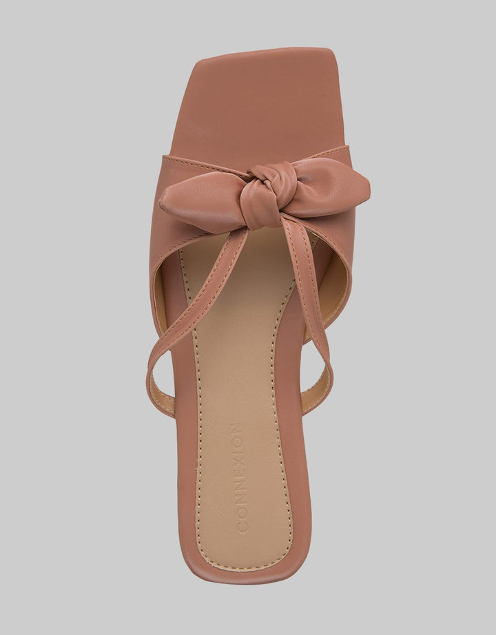 Connexion Slipper Sandals Ribbon Strap Women