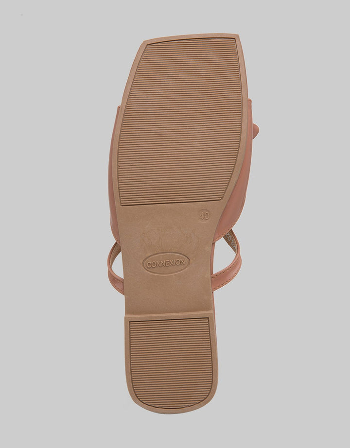 Connexion Slipper Sandals Ribbon Strap Women