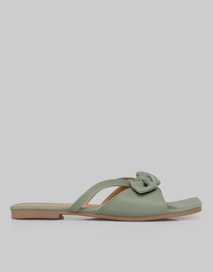 Connexion Slipper Sandals Ribbon Strap Women