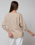 St. Yves 34 Blouse With Gingham Check