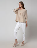 St. Yves 34 Blouse With Gingham Check