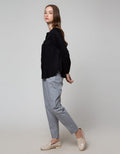 St. Yves Long Sleeve Blouse Rayon Twill