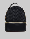 Nevada Textured Quilted Backpack Wanita