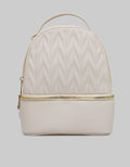 Nevada Textured Quilted Backpack Wanita