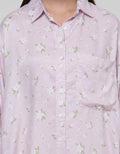 Nevada Long Sleeve Shirt Reguler Rayon Flower