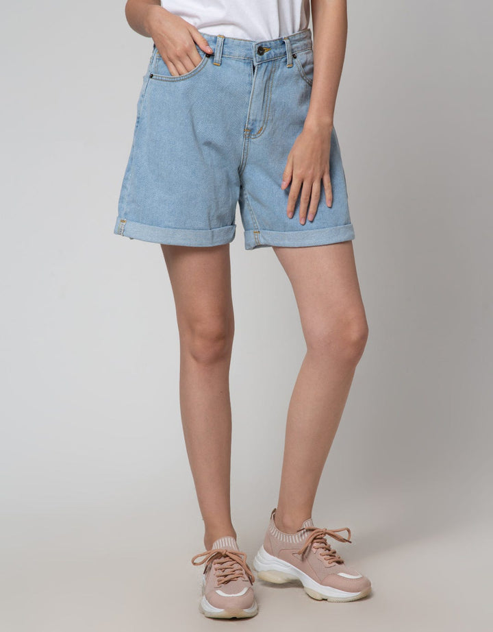 Nevada Bottom Basic Celana Denim Pendek Wanita