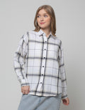 Nevada Check Twill Kemeja Wanita