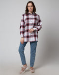 Nevada Long Sleeve Shirt Woven Check Flannel