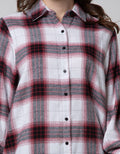 Nevada Long Sleeve Shirt Woven Check Flannel