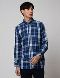Cole Long Sleeve Shirt Woven Double Side Fabric With Stripe