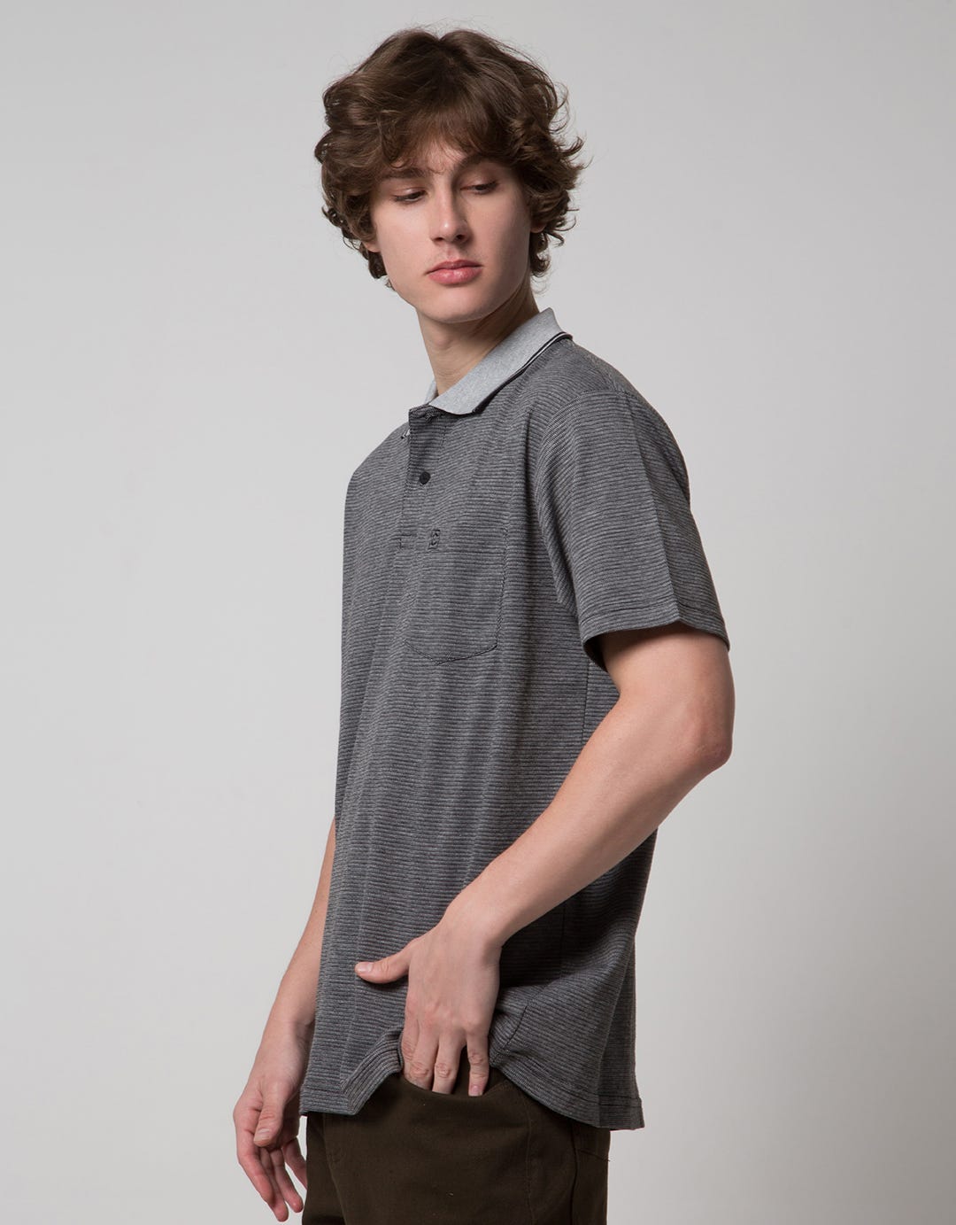 Cole Otoman Look Polo Shirt Pria