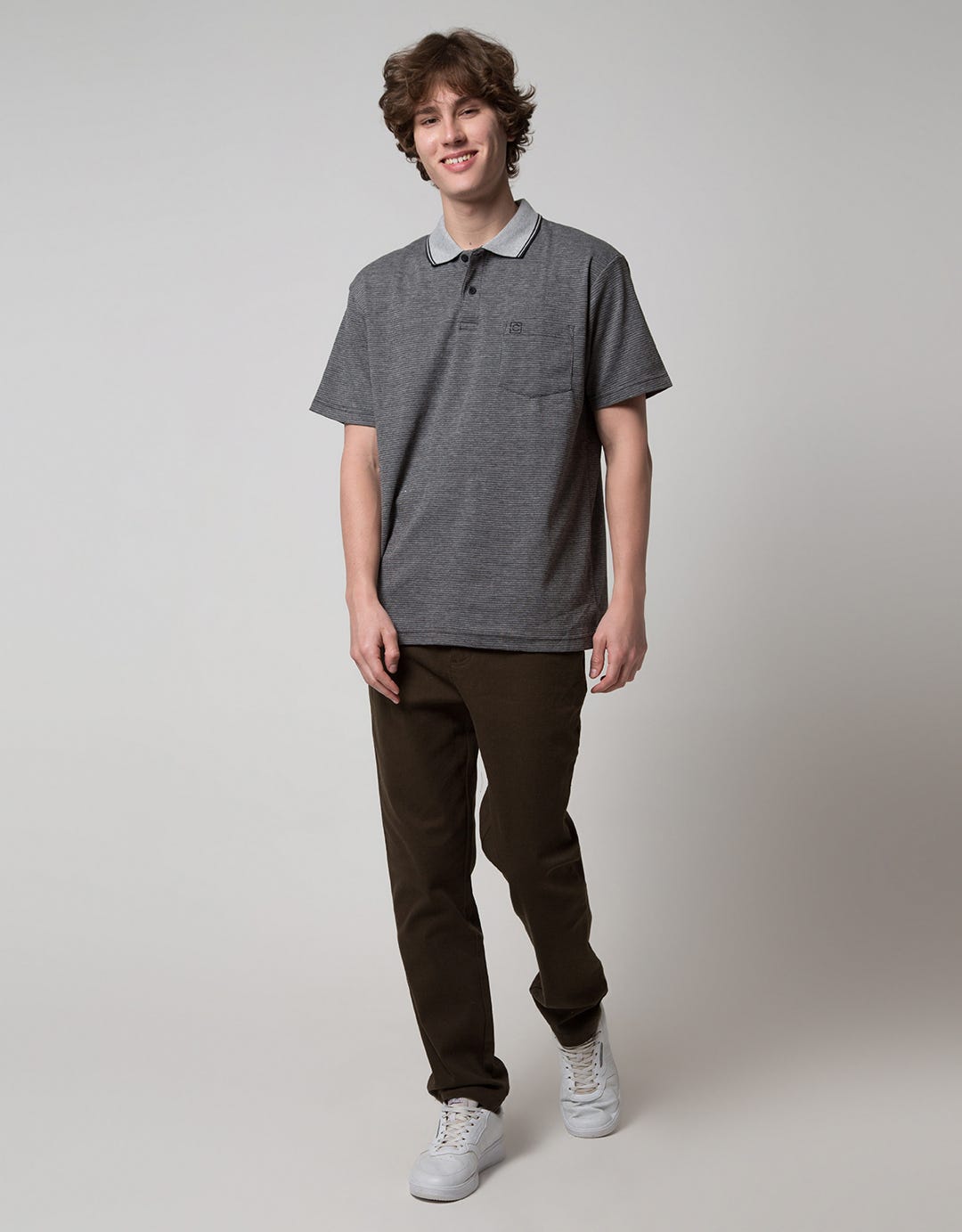 Cole Otoman Look Polo Shirt Pria