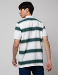 Cole Print Stripe Kaos Polo Pria