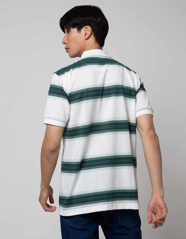 Cole Print Stripe Men's Polo Shirt