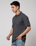 Cole Short Sleeve Polo Shirt Mini Stripe