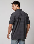 Cole Short Sleeve Polo Shirt Mini Stripe