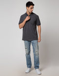 Cole Short Sleeve Polo Shirt Mini Stripe