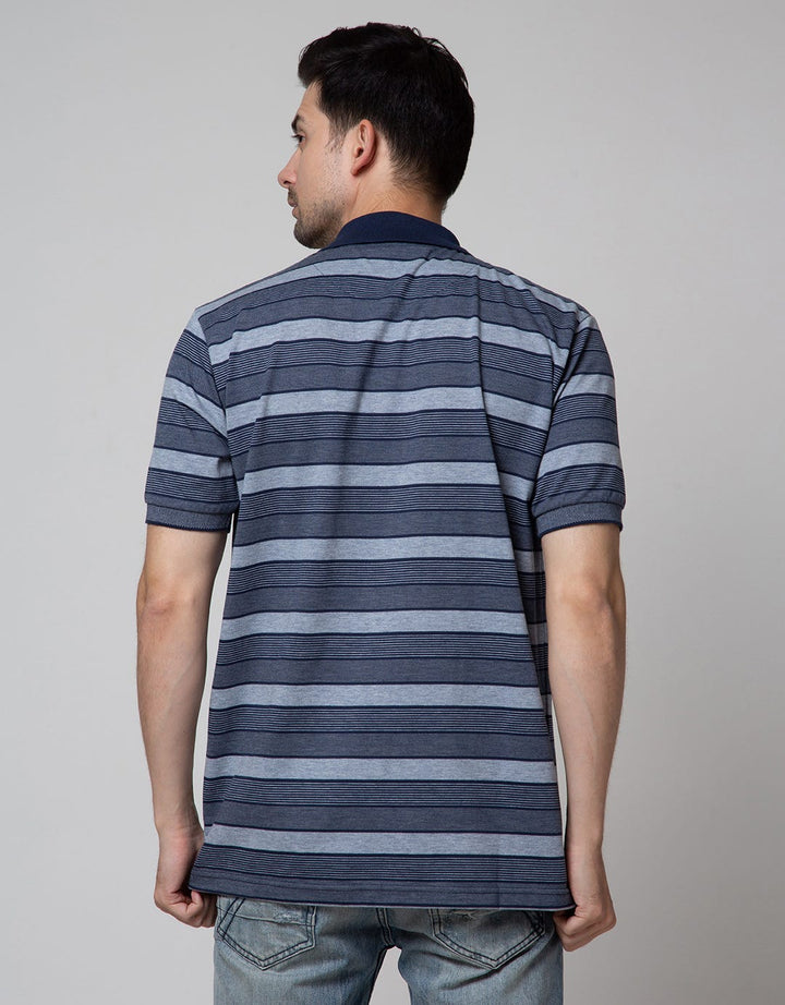 Cole Short Sleeve Polo Shirt Med Stripe Evenly 3 Colors