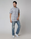 Cole Short Sleeve Polo Shirt Stripe Tps Engineering