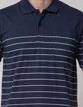 Cole Stripe Solid Polo Shirt Pria