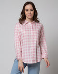 Nevada Long Sleeve Shirt Check Cotton Regular