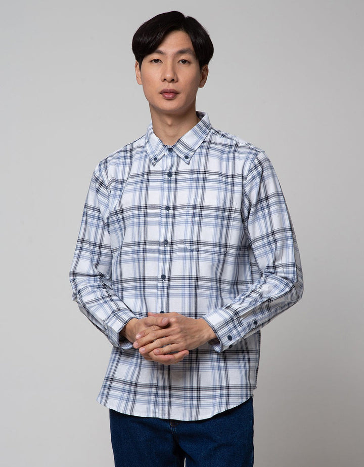 Cole Long Sleeve Shirt Woven Double Side Fabric With Solid