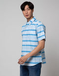 Cole Short Sleeve Shirt Woven Small Stripes