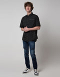 Cole Short Sleeve Woven Printed Shirt