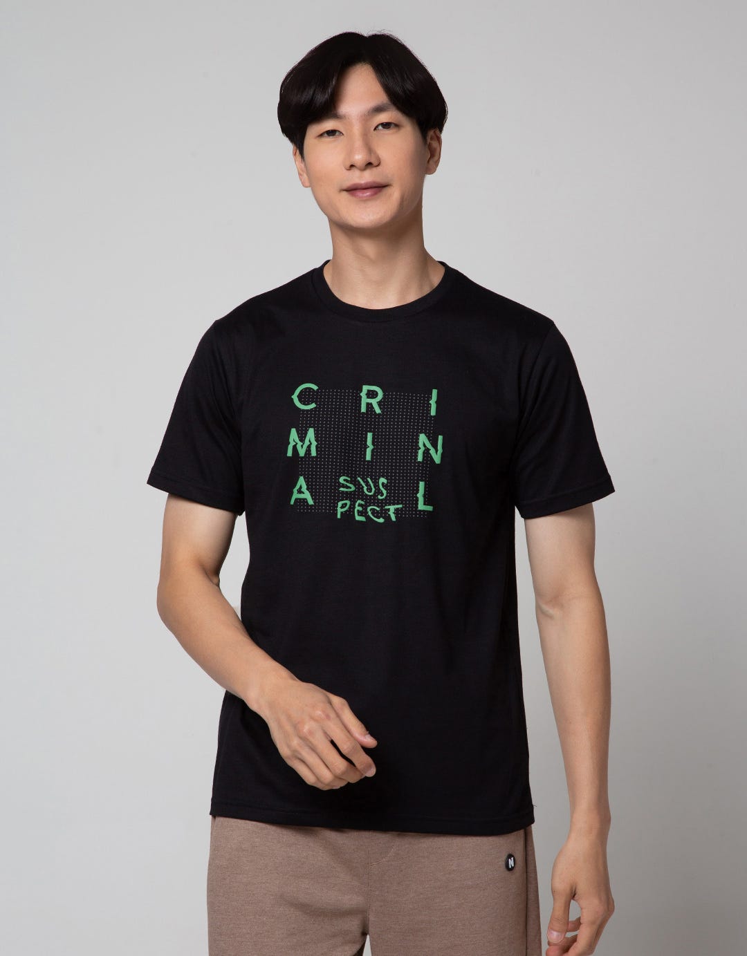 T Zone Criminal Theme Print Men's T-Shirt