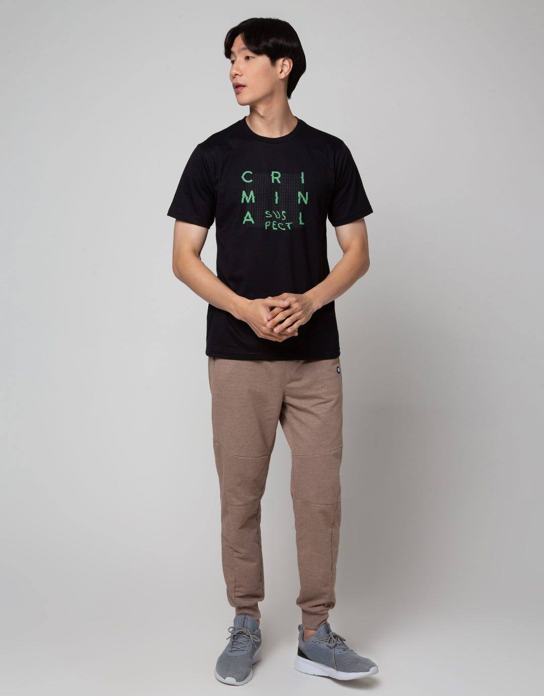 T Zone Criminal Theme Print Men's T-Shirt