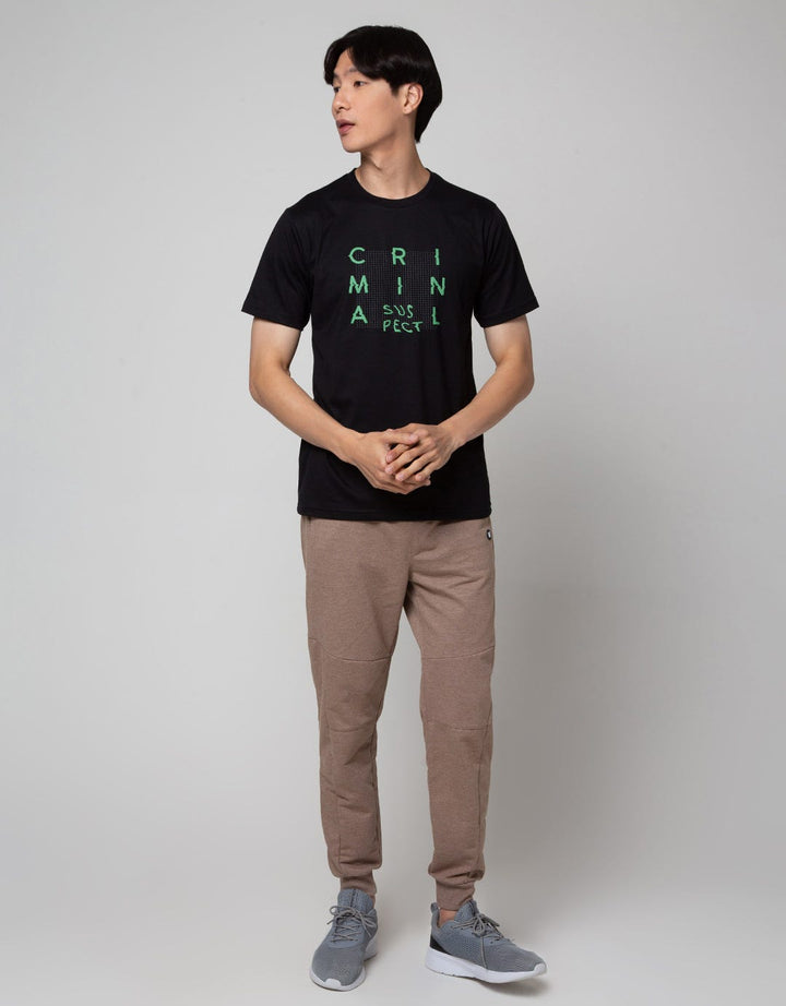T Zone Criminal Theme Print Men's T-Shirt